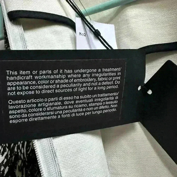 NEW | McQ by Alexander McQueen Abstract Print Sheath Dress | Women’s Size 4 - Picture 9 of 12